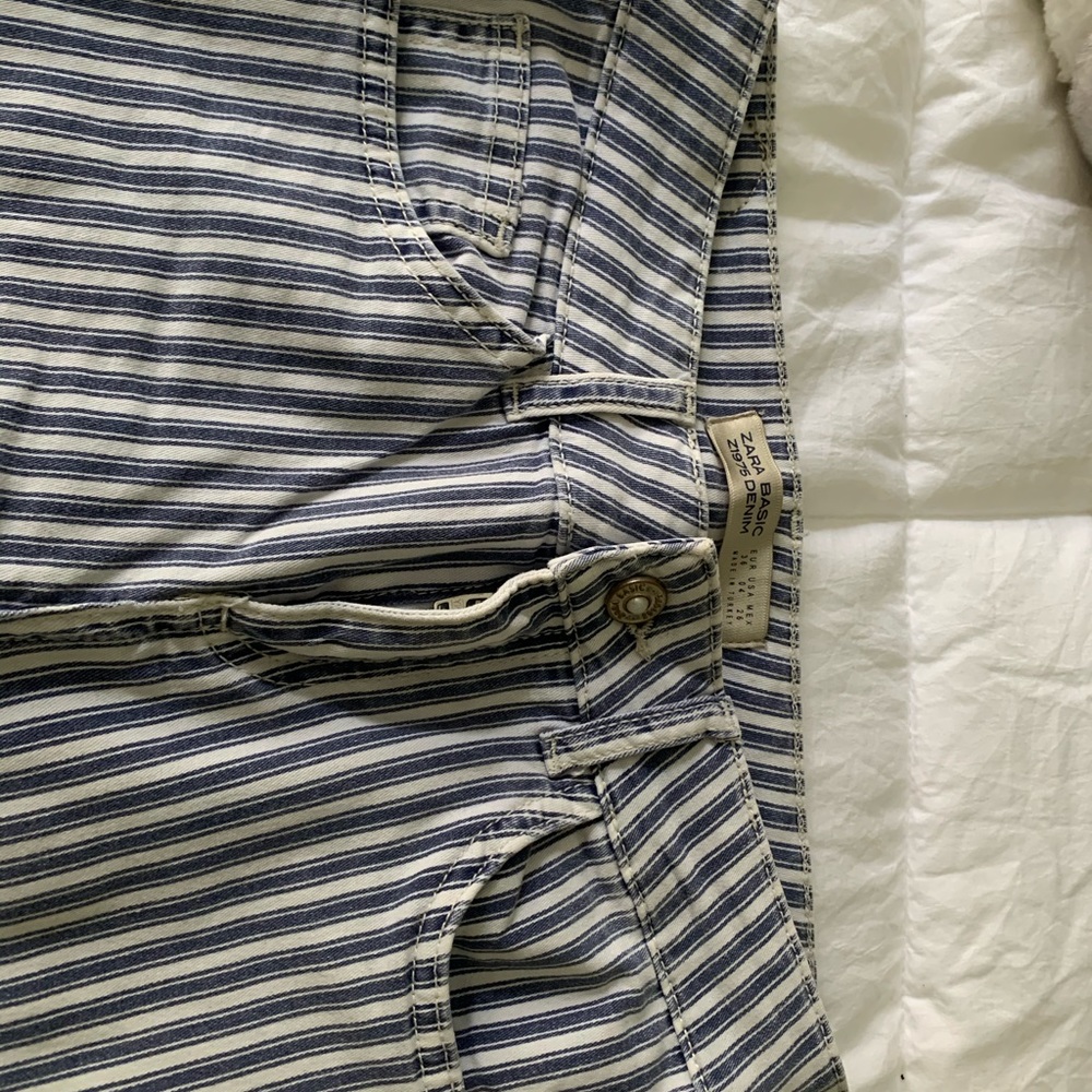 Striped jeans